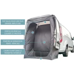 Tente arrière pour double porte | Trafic / Custom*VANCABIN Sale