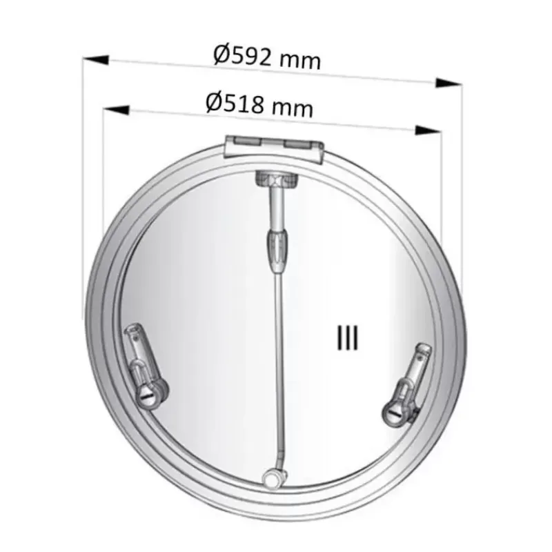 Discount Altus Rond Hublot & Aération·Hublot & Panneau De Pont