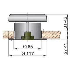 Aérateur inox Portos 1*Vetus Sale