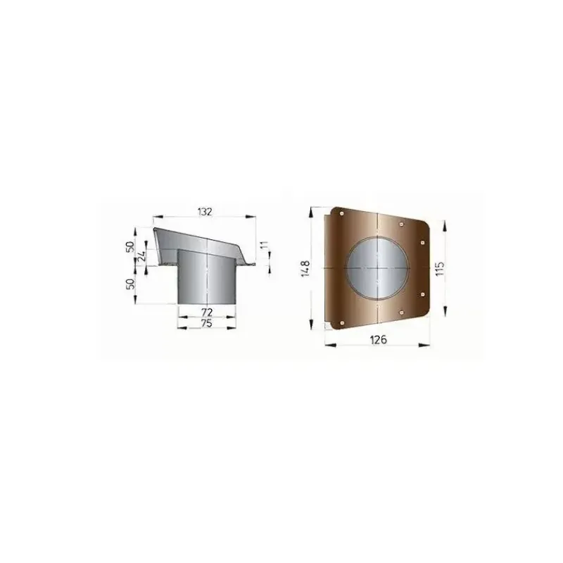 Aérateur scirocco ø 75 mm*Vetus