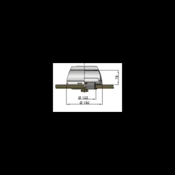 Boîte à dorade inox pour manche inox ø 75/100/125 mm*Vetus Online