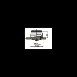 Online Boîte à dorade plastique pour manche inox ø 75/100/125 mm Hublot & Aération·Aérateur De Pont
