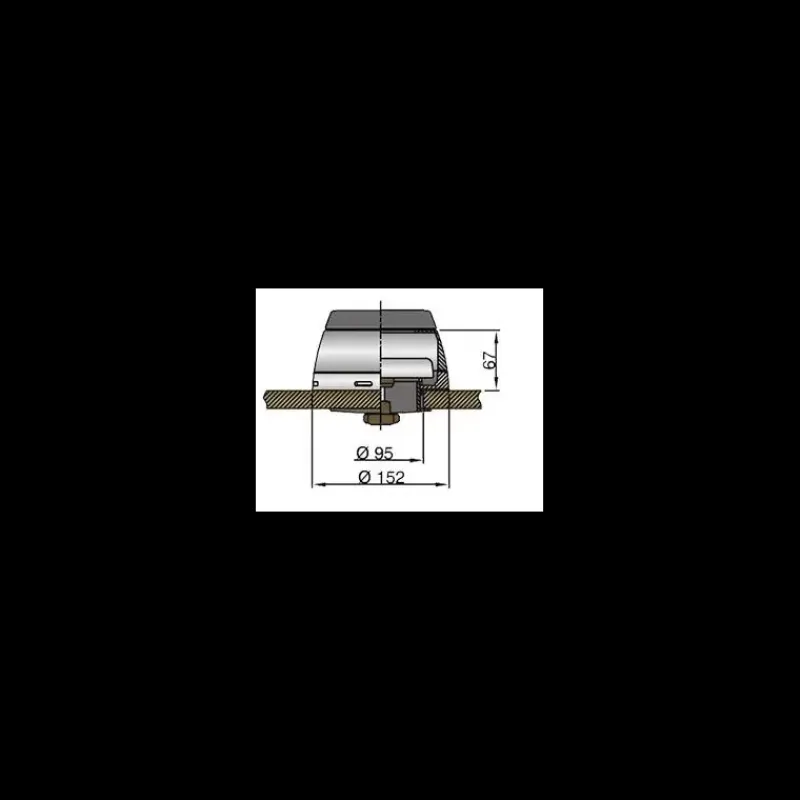 Online Boîte à dorade plastique pour manche inox ø 75/100/125 mm Hublot & Aération·Aérateur De Pont