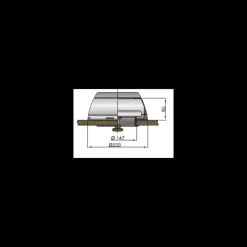 Online Boîte à dorade plastique pour manche inox ø 75/100/125 mm Hublot & Aération·Aérateur De Pont