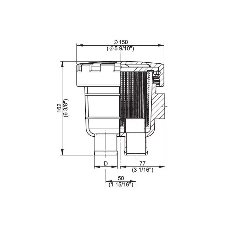 Best Filtre démontage facile FTR330M Equipement Moteur In-Bord·Filtre Eau De Mer