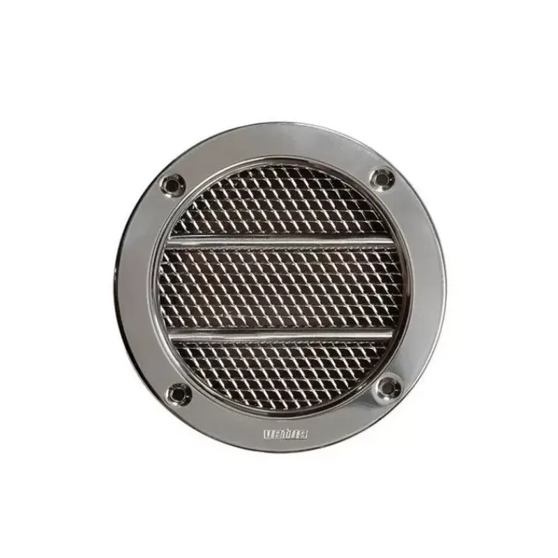 New Grille inox avec manchon ø 104 mm (66cm²) Hublot & Aération·Grille D'Aération