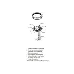 ILT Kit de connexion réservoir carburant*Vetus Clearance
