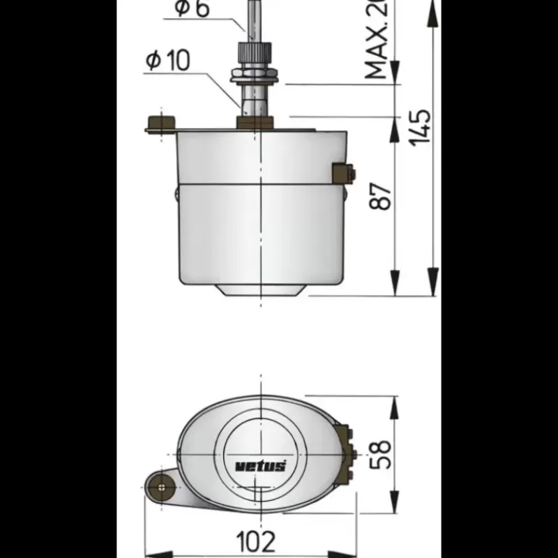 Kit essuie glace 12V complet*Vetus