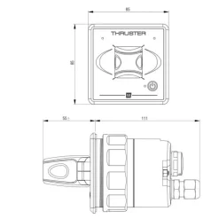 Best Panneau propulseur Pro à levier Poste De Pilotage·Accessoire Propulseur D'Étrave