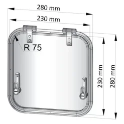 New Planus rectangle Hublot & Aération·Hublot & Panneau De Pont