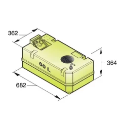 Réservoir équipé eau potable 40 à 80 L*Vetus Online
