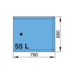 Réservoir souple 3 couches 55 à 220 L*Vetus Hot
