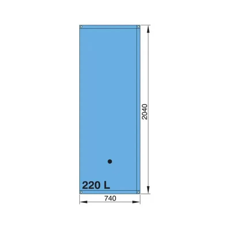 Réservoir souple 3 couches 55 à 220 L*Vetus Hot