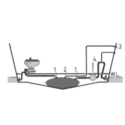 Réservoir souple eaux noires 3 couches 55 à 160 L*Vetus