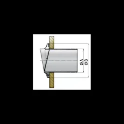 New Sortie d'échappement inox à clapet Equipement Moteur In-Bord·Circuit Échappement