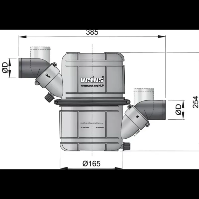 Waterlock NLPHD 22 à 110 CV*Vetus Online