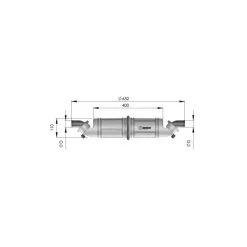 Waterlock Silencieux NLPH 15 à 121 CV*Vetus Online