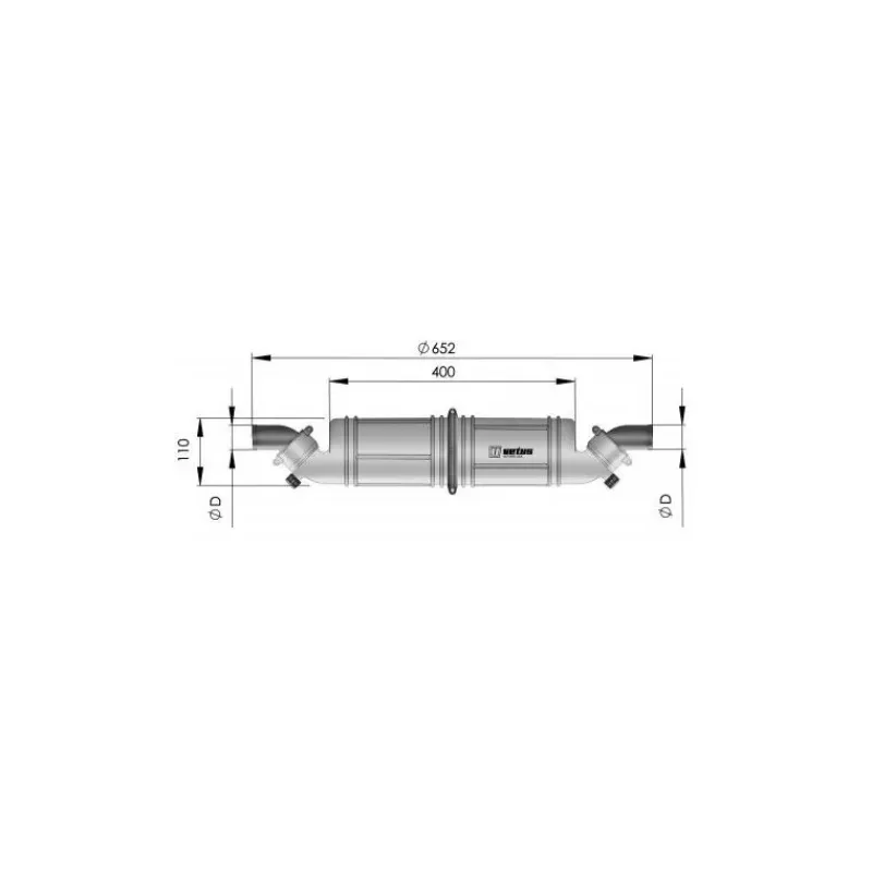 Waterlock Silencieux NLPH 15 à 121 CV*Vetus Online