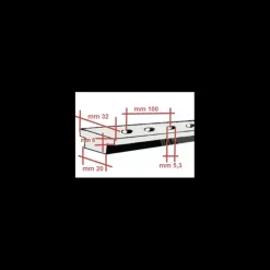 Rail en T 32 mm*Viadana Hot