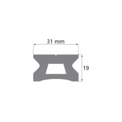 Discount Rail en X 31 x 19 & accessoires Rail & Chariot·Rail & Chariot À Billes