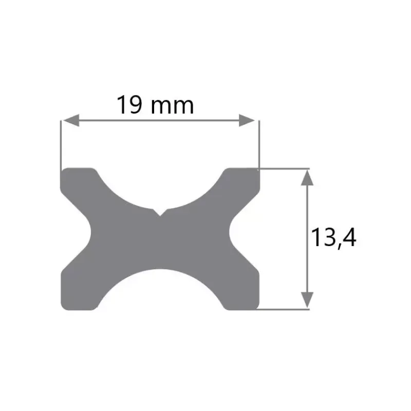 New Rail en X 19 x 13,4 & accessoires Rail & Chariot·Rail & Chariot À Billes