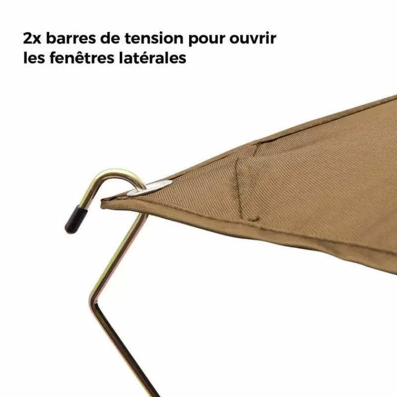 VICKY WOOD Mighty Oak 190 Line-X Tente De Toit, Barre De Toit, Coffre & Échelle·Tente De Toit