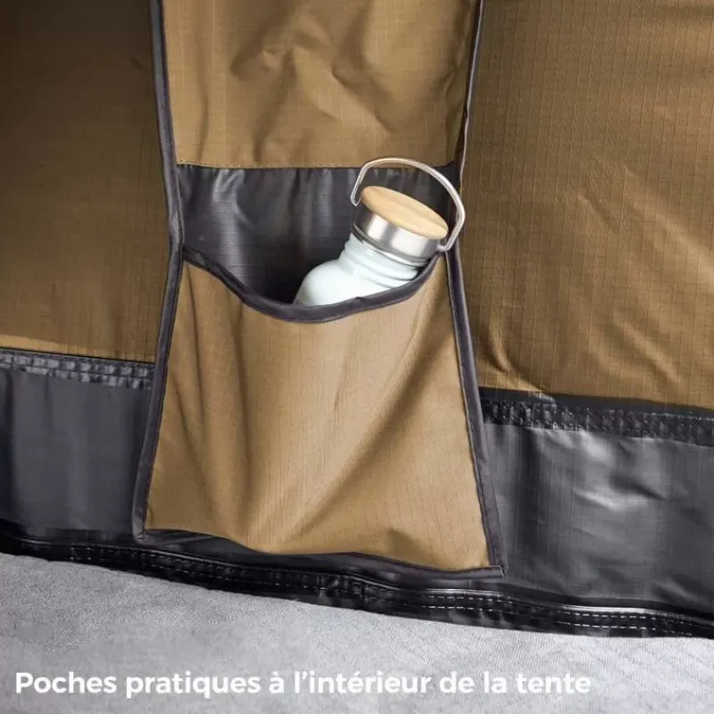 VICKY WOOD Mighty Oak 190 Line-X Tente De Toit, Barre De Toit, Coffre & Échelle·Tente De Toit