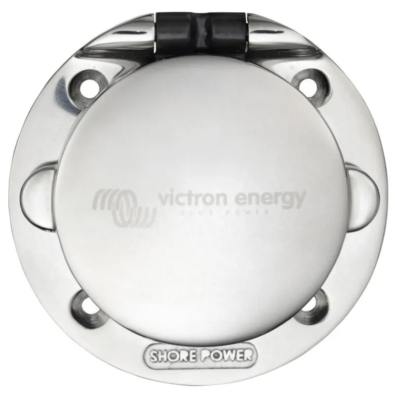 New VICTRON Socle de connexion AC - 16 A | inox Distribution & Protection·Socle Et Prise Carrosserie|Distribution & Protection·Prise De Quai