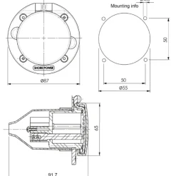 New VICTRON Socle de connexion AC - 16 A | inox Distribution & Protection·Socle Et Prise Carrosserie|Distribution & Protection·Prise De Quai