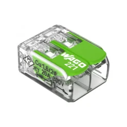 Online 221 Green 2 entrées | pack de 10 Distribution & Protection·Connecteur Dc|Distribution & Protection·Connecteur Dc