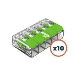 Discount 221 Green 5 entrées | pack de 10 Distribution & Protection·Connecteur Dc|Distribution & Protection·Connecteur Dc