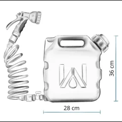 Hot 2.0 Douche nomade 7,5 L L'Eau·Douche Solaire & Chauffe Eau Nomade|Vie En Plein Air·Douche Solaire & Portable