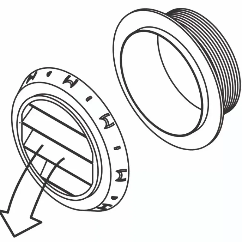 Online Sortie d'air fixe Ø 90 mm Accessoire Pour Chauffage Et Combiné·Bouches Et Raccords De Gaines D'Air Chaud