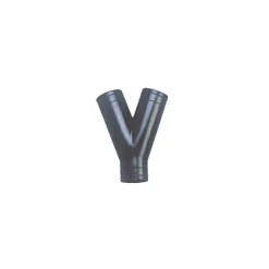 New Raccord Y ø 38 mm Plomberie·Raccord Union & Réduction De Tuyau|Plomberie·Raccord Cannelé - Unions Et Réductions Tuyau