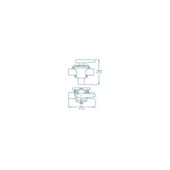 Sale Vanne 3 voies Plomberie·Vanne|Wc & Sanitaires·Réservoir Eaux Usées