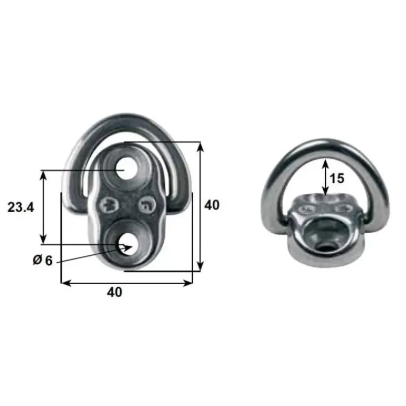 New Cadène articulée Simple Ø 6 Manille & Petit Accastillage·Cadène & Pontet
