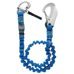 Hot Longe extensible avec mousqueton de largage Matériel De Sécurité Embarqué·Longe, Harnais & Ligne De Vie