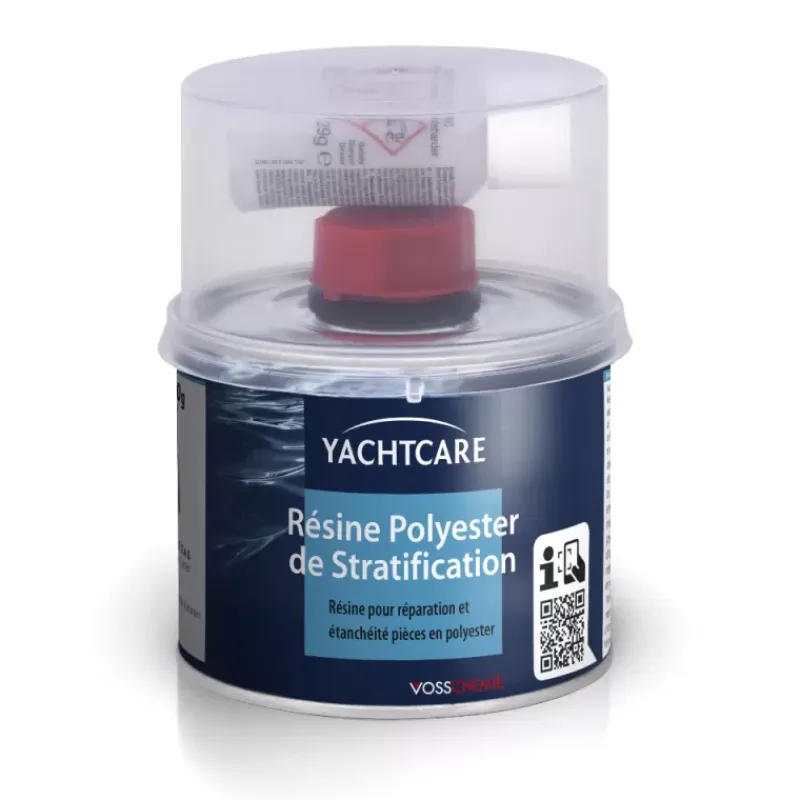 Résine polyester de stratification avec durcisseur*Yachtcare New