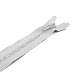 Fermeture injectée 9 mm chaine 10 mm blanc*YKK Best