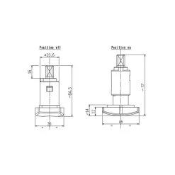 Serrure hexagonale cloison 35 mm*ZADI Discount