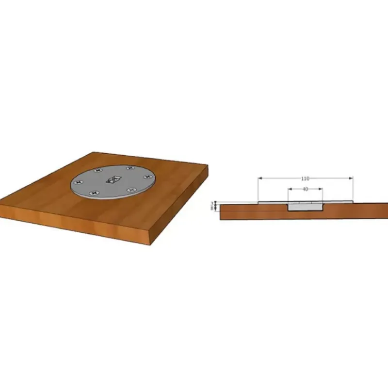 New Ensemble Quick Release 690 mm RV Table & Pied·Pied De Table