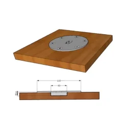 New Platine basse Quick Release Table & Pied·Pied De Table