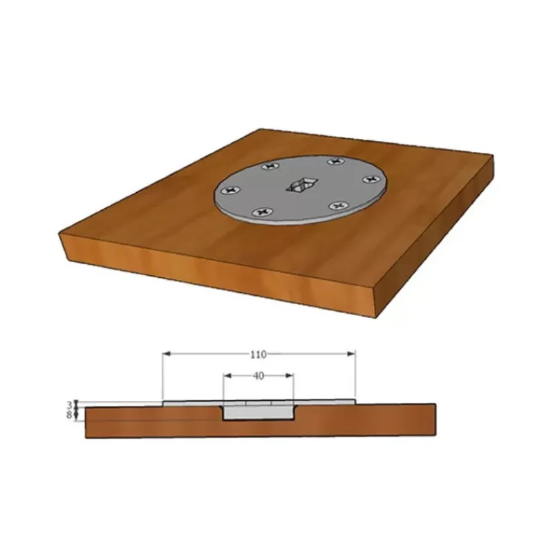 New Platine basse Quick Release Table & Pied·Pied De Table